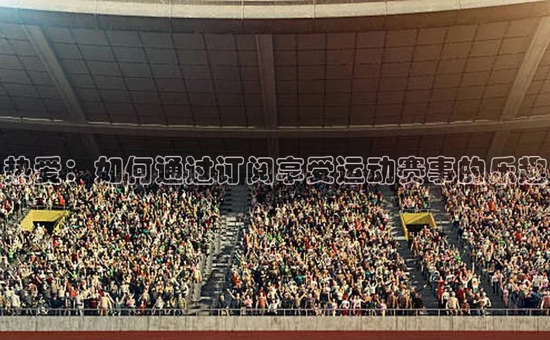 热爱：如何通过订阅享受运动赛事的乐趣