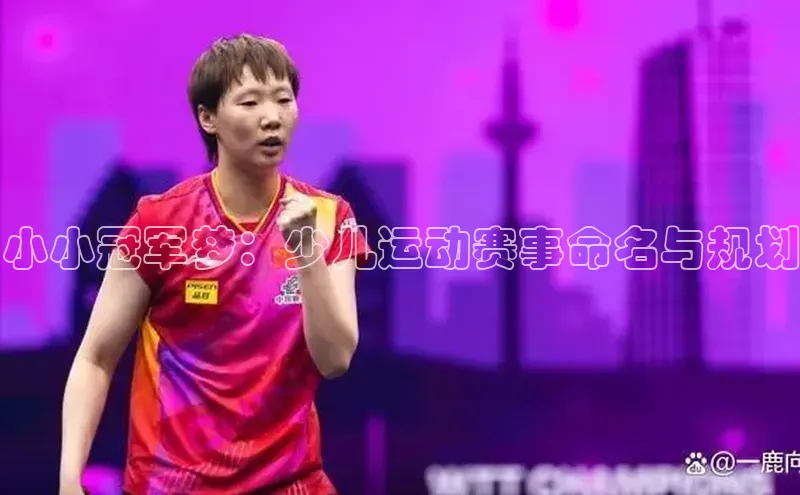 小小冠军梦：少儿运动赛事命名与规划
